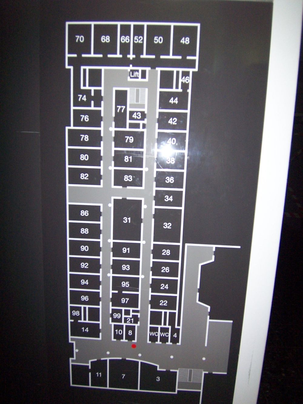 Y17, Stockwerk G: Stockwerkplan G.