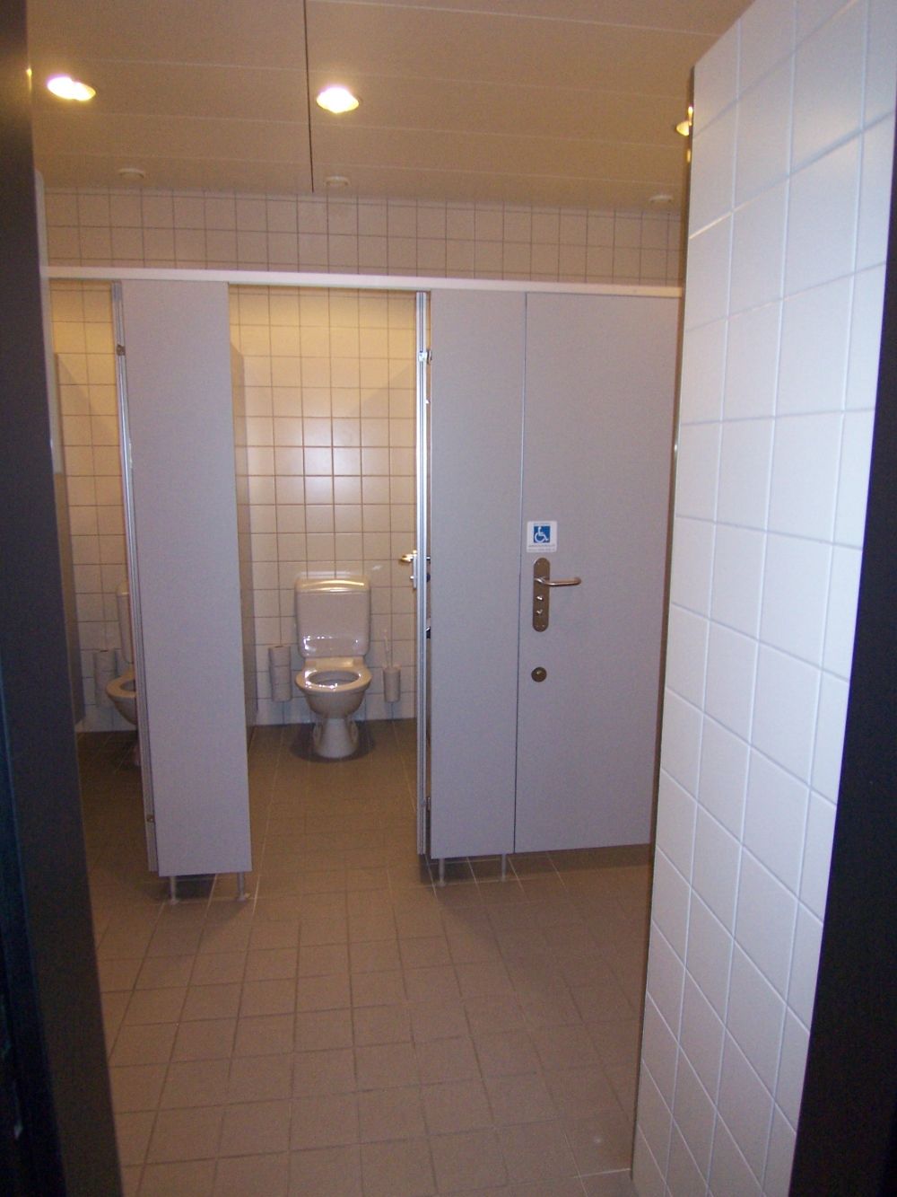 Rollstuhl-WC Y17-H-14B: Sicht von aussen.