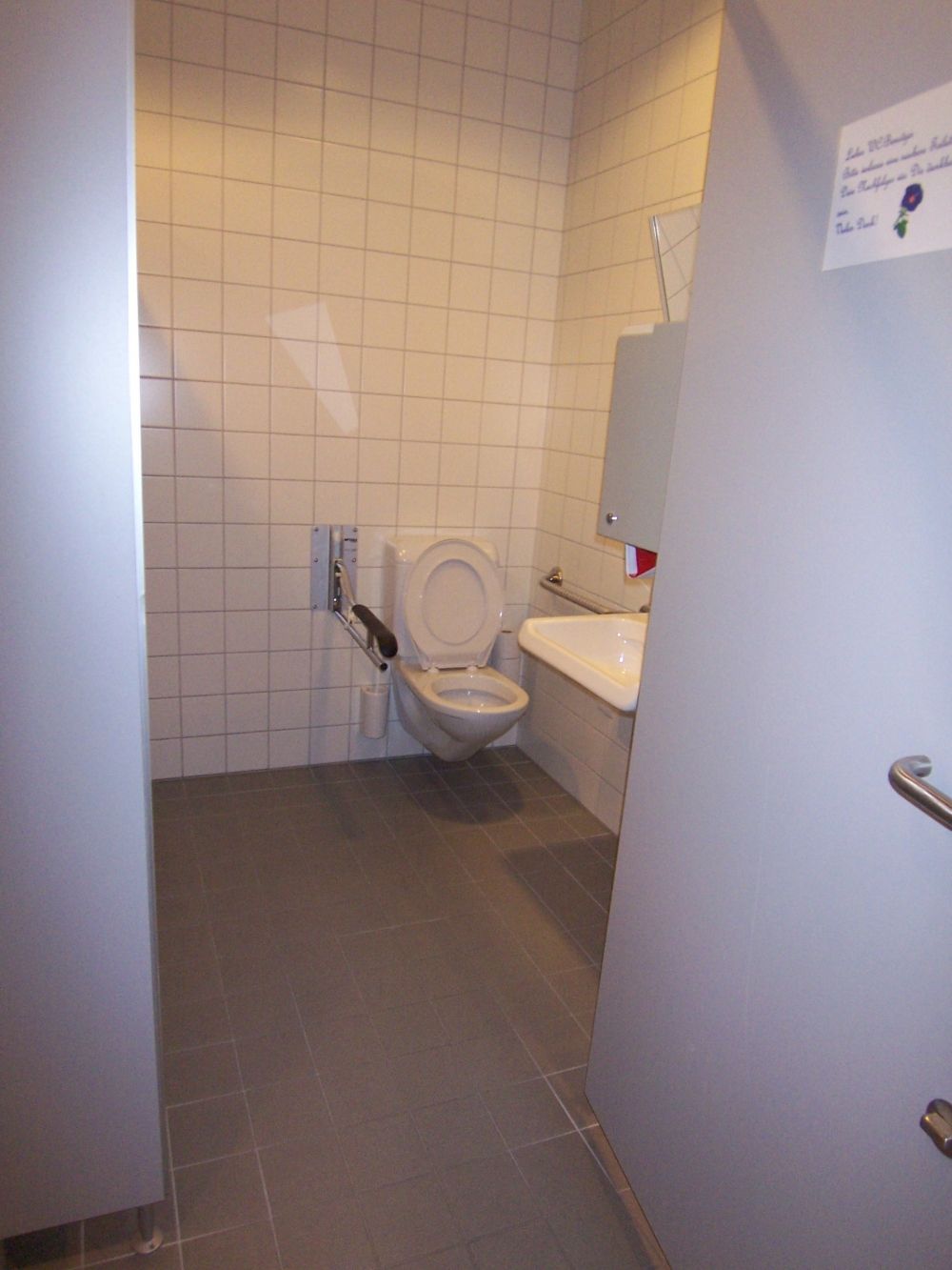 Rollstuhl-WC Y17-H-14B: Der Innenraum.
