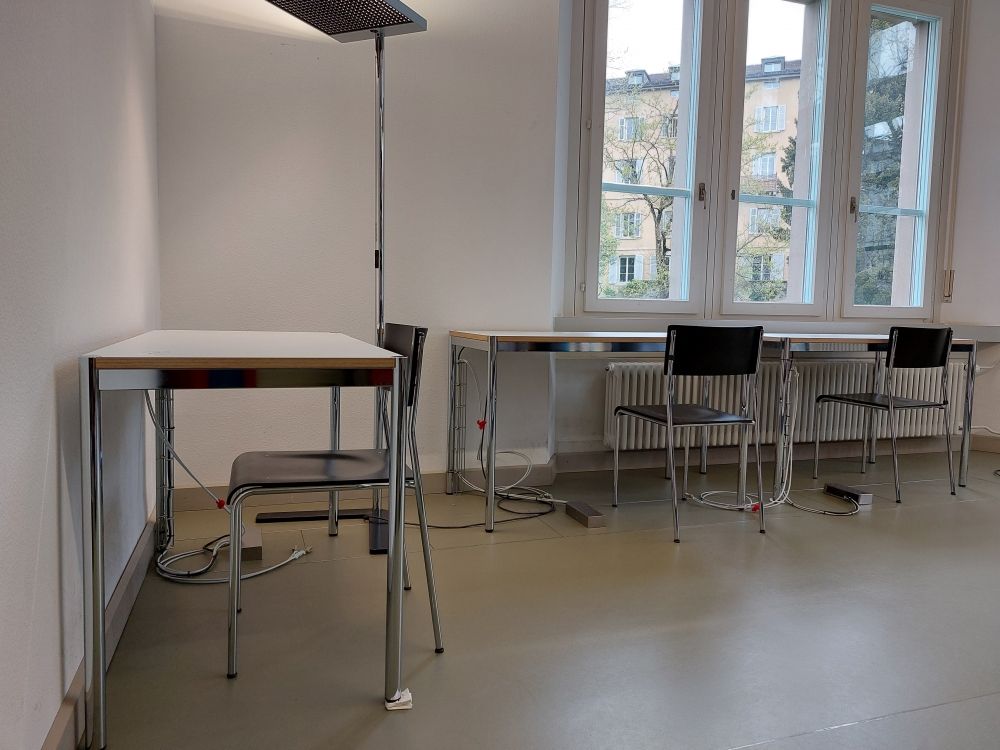Leseplatz-Raum RAA-F-12: Arbeitsplätze.