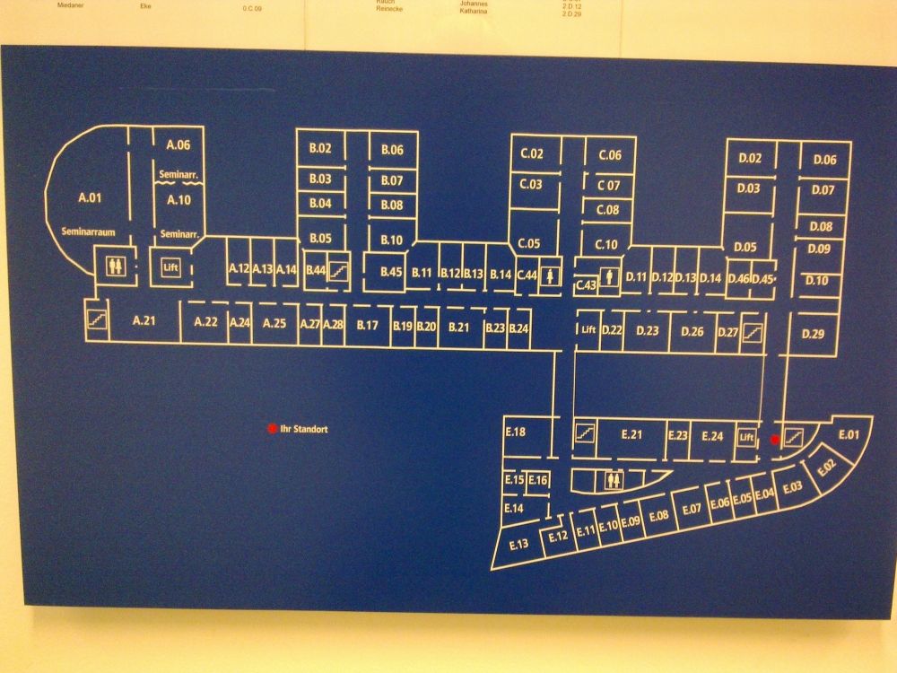 BIN, Stockwerk 2: Stockwerkplan Nahaufnahme.