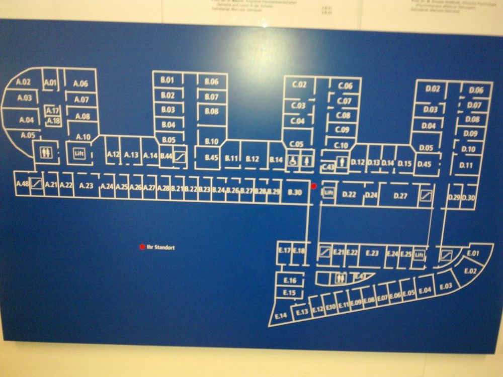 BIN, Stockwerk 3: Stockwerkplan.
