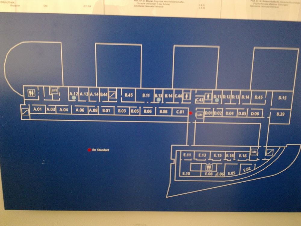 BIN, Stockwerk 5: Stockwerkplan.