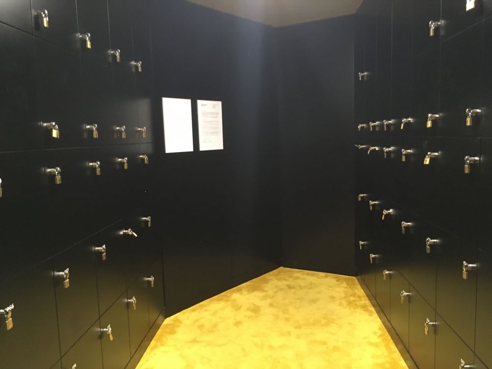 PLR-D, Schliessfächer/Garderobe: Langzeitschliessfächer.