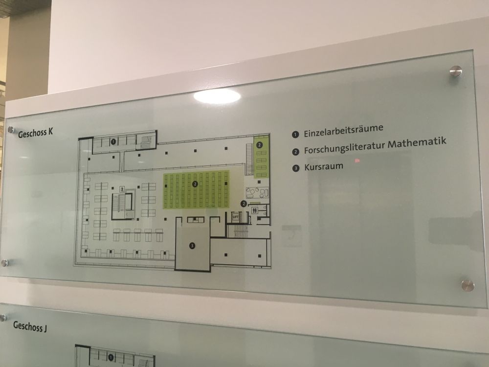 Y15, Stockwerk K: Übersichtsplan Geschoss K.