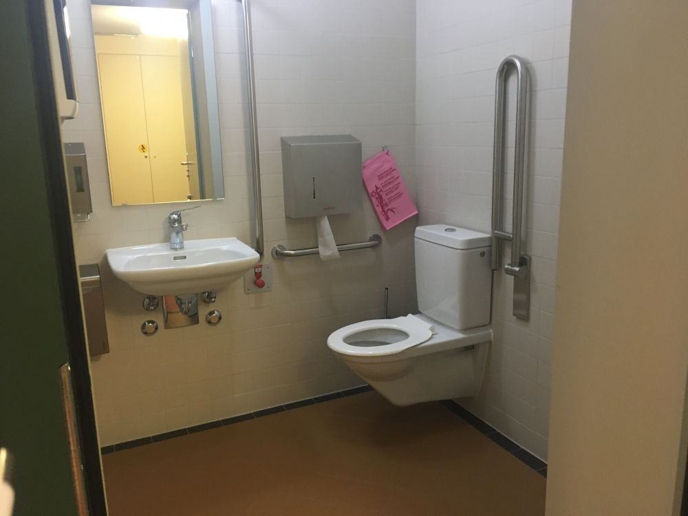 Rollstuhl-WC Y63-E-29: Innenansicht.