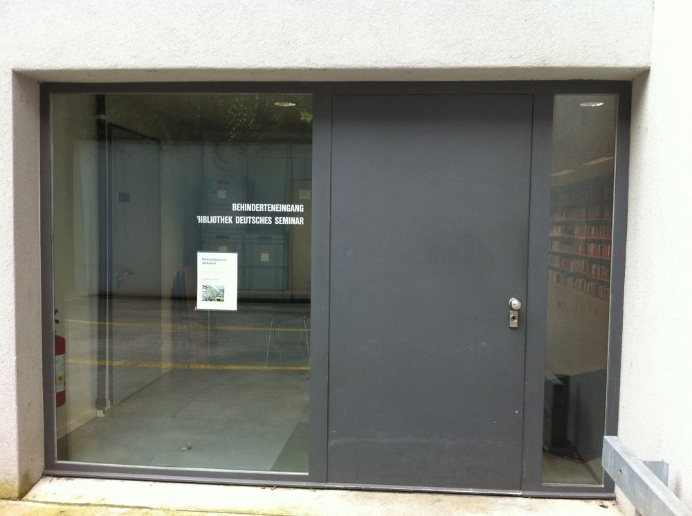 Gebäude SOD: Alternativer Eingang UG.