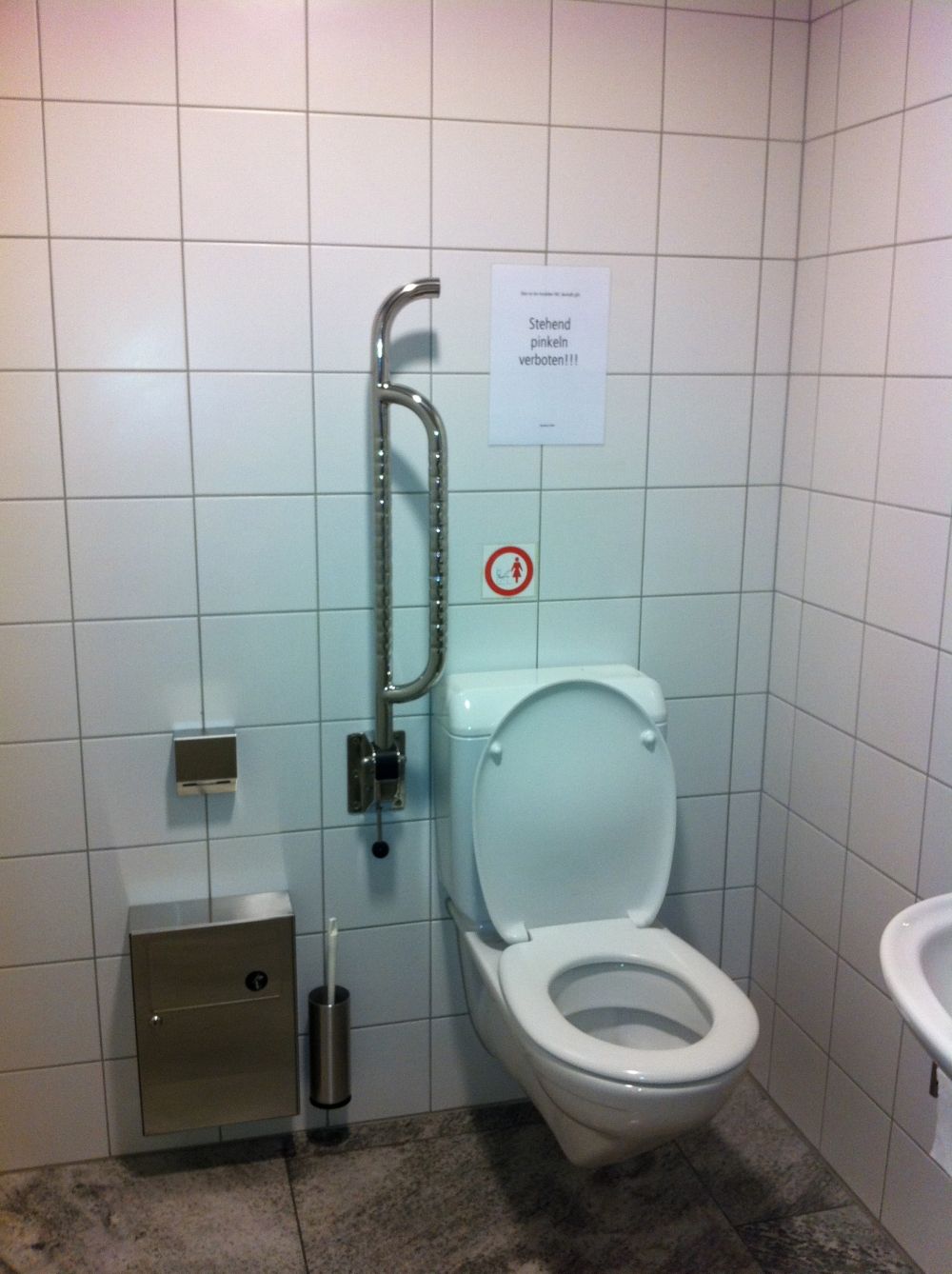 Rollstuhl-WC ZUI-A-21: Rollstuhl-WC (Innenraum)