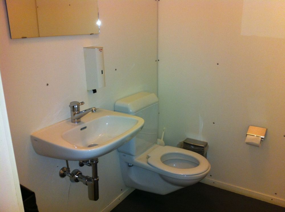 Rollstuhl-WC GLT-B-06: Rollstuhl-WC (Innenraum).