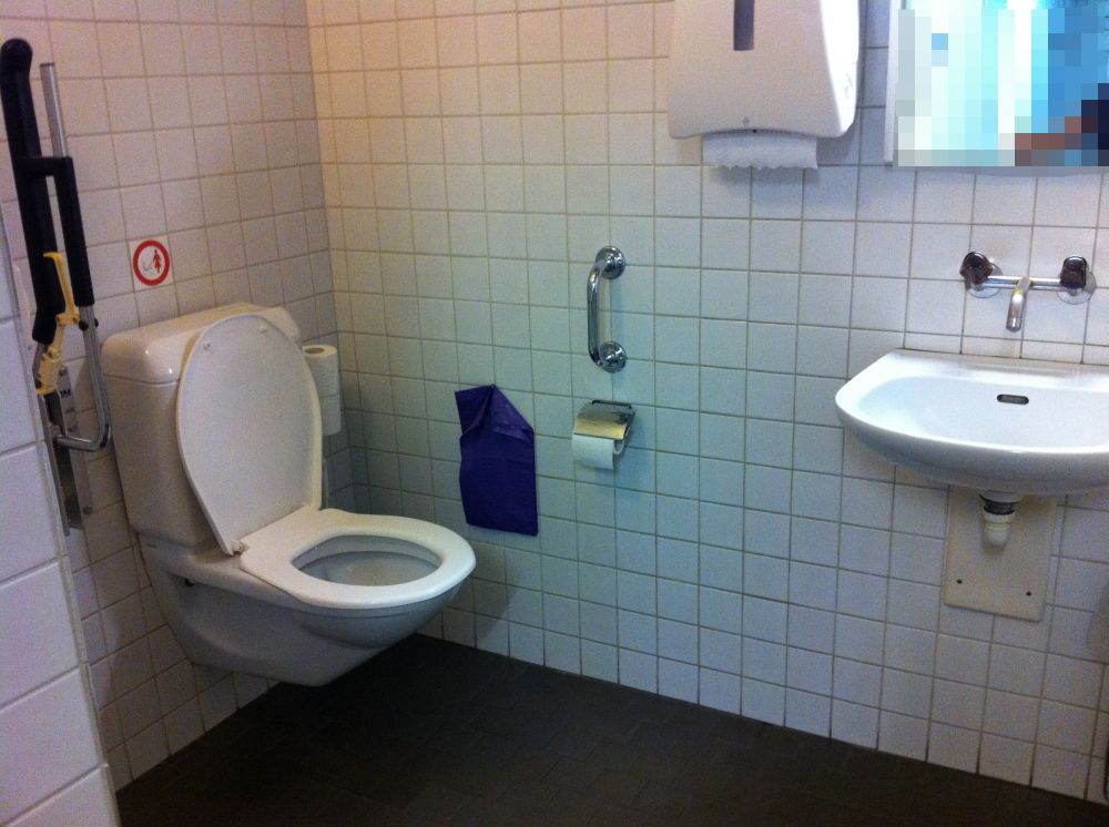 Rollstuhl-WC PEL-A-4: Rollstuhl-WC (Innenraum)