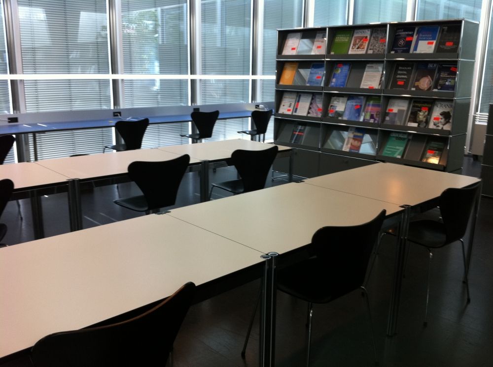 PLF-D, Bibliothek: Arbeitsplätze.
