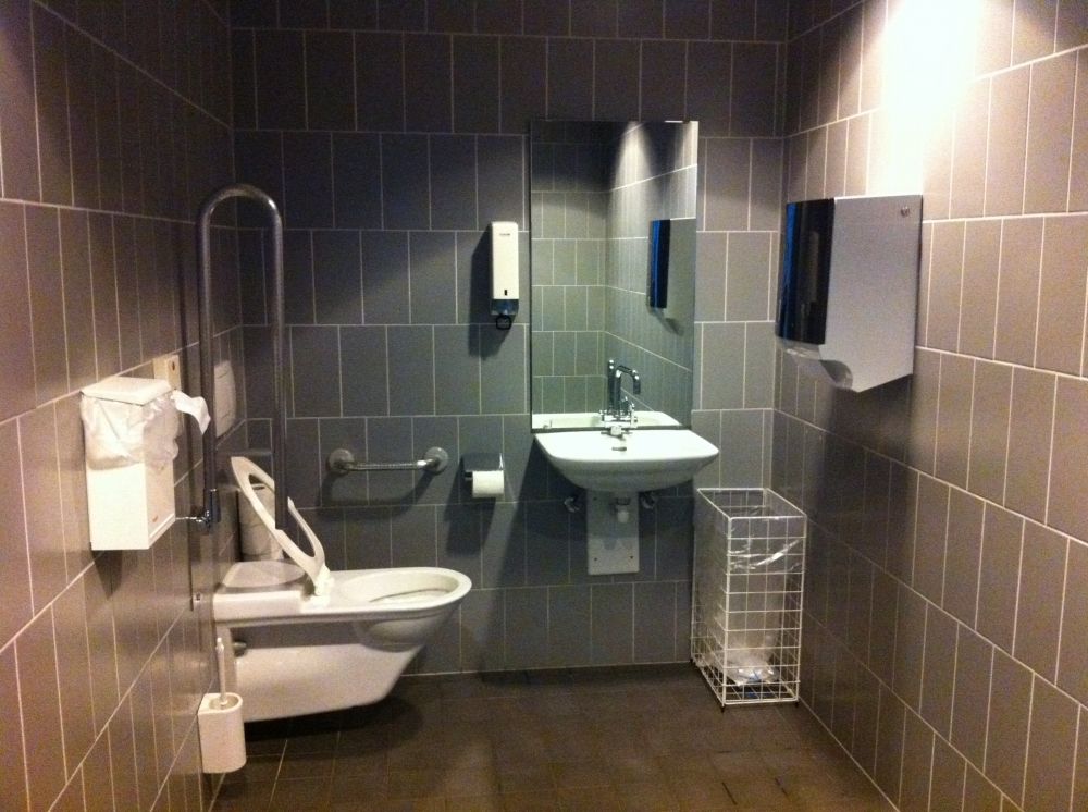 Rollstuhl-WC AND-2-75: Rollstuhl-WC (Innenraum).