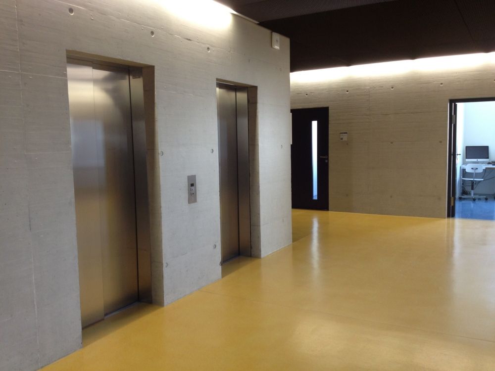 TKK, Rechter Lift; im abgeschlossenen Bereich.: Die beiden Lifte.