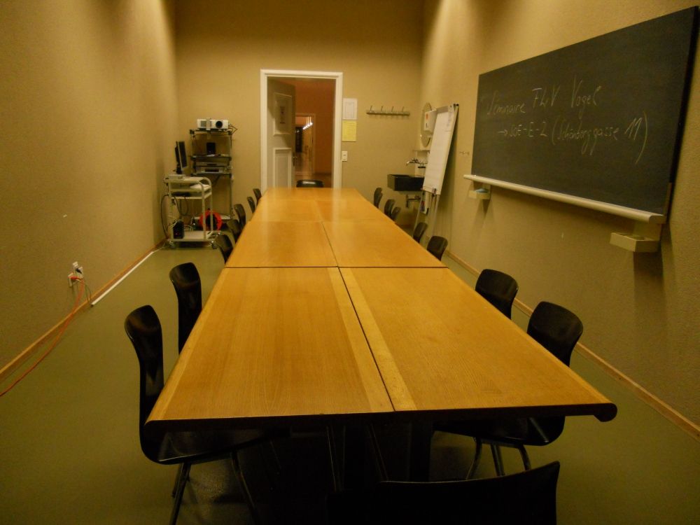 Seminarraum KO2-F-151: Der Innenraum des Seminarraums