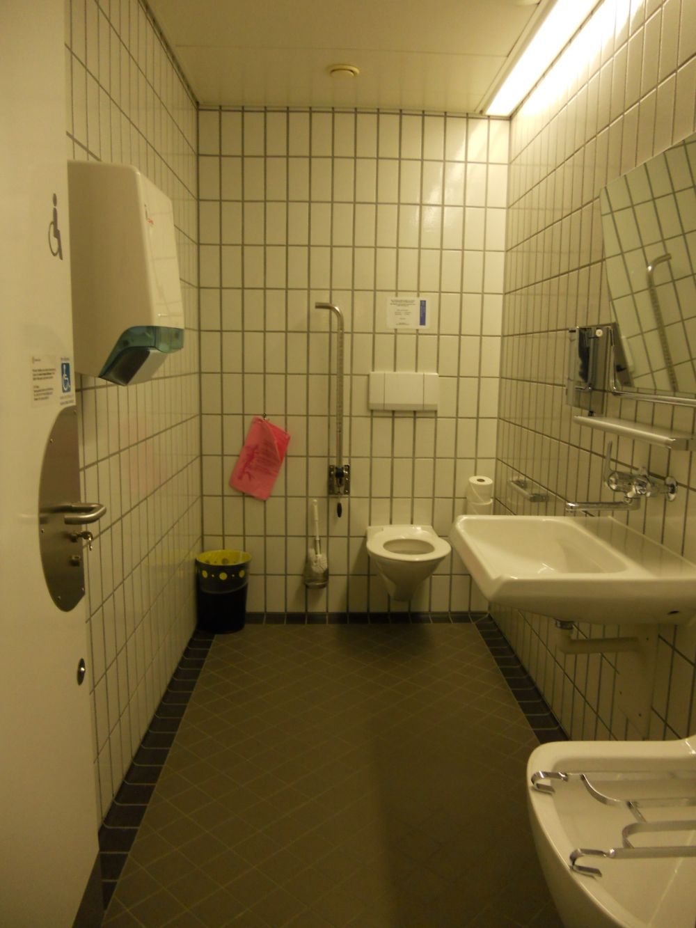 Rollstuhl-WC KO2-F-179: Gesamtansicht des Innenraumes.