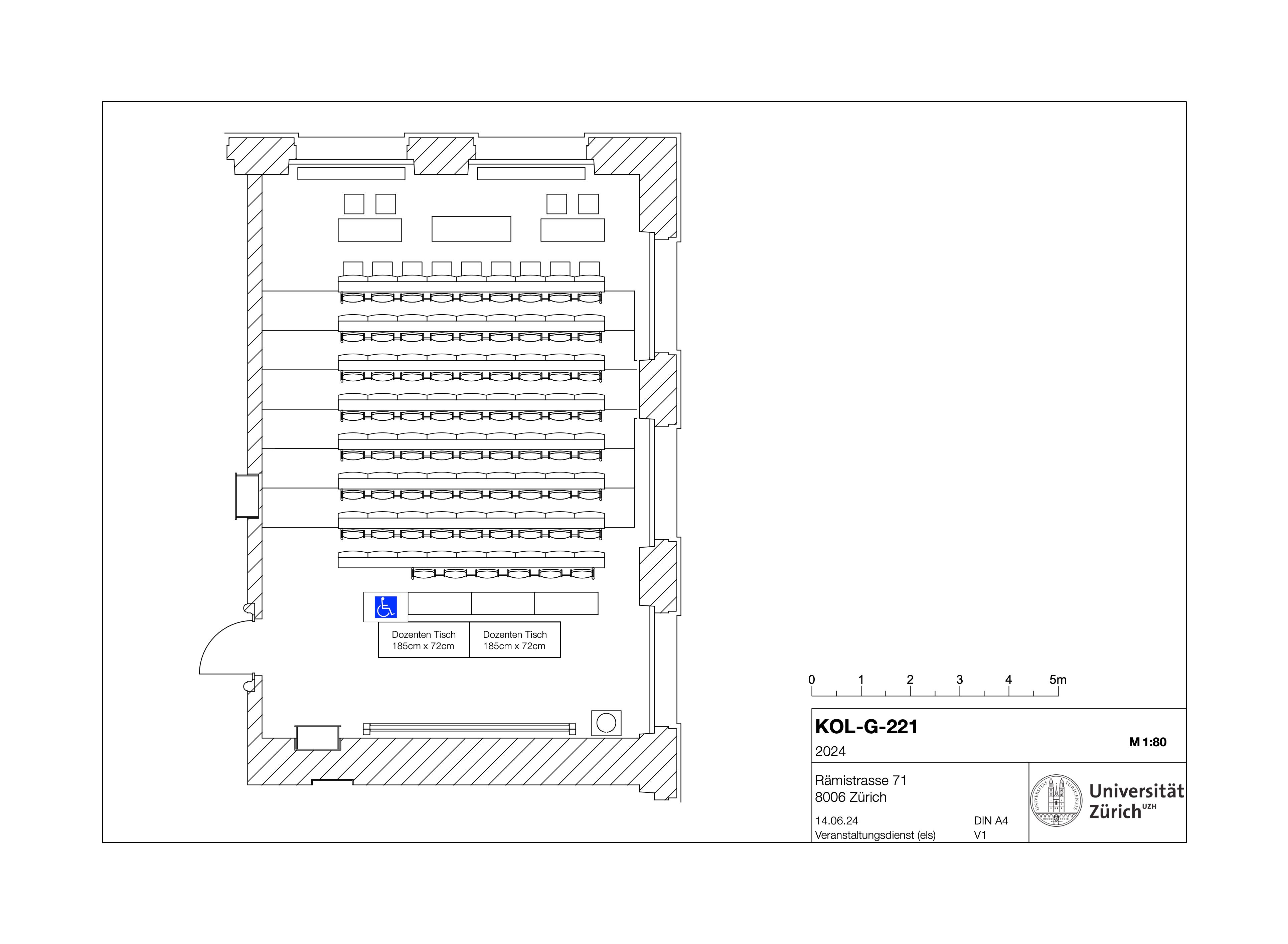 KOL-G-221 Grundriss. Stand 2024.