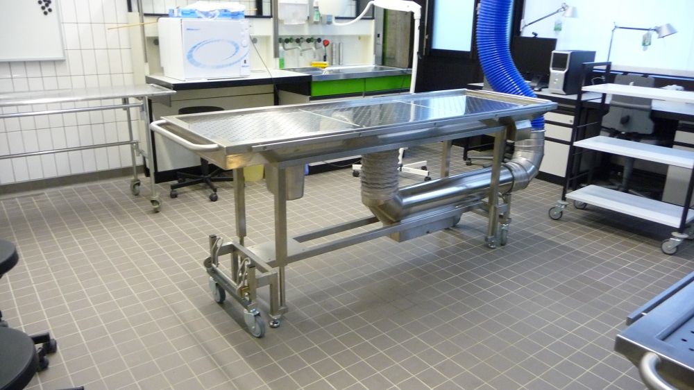 Praktikumsraum Y42-G-33: Präpariertisch