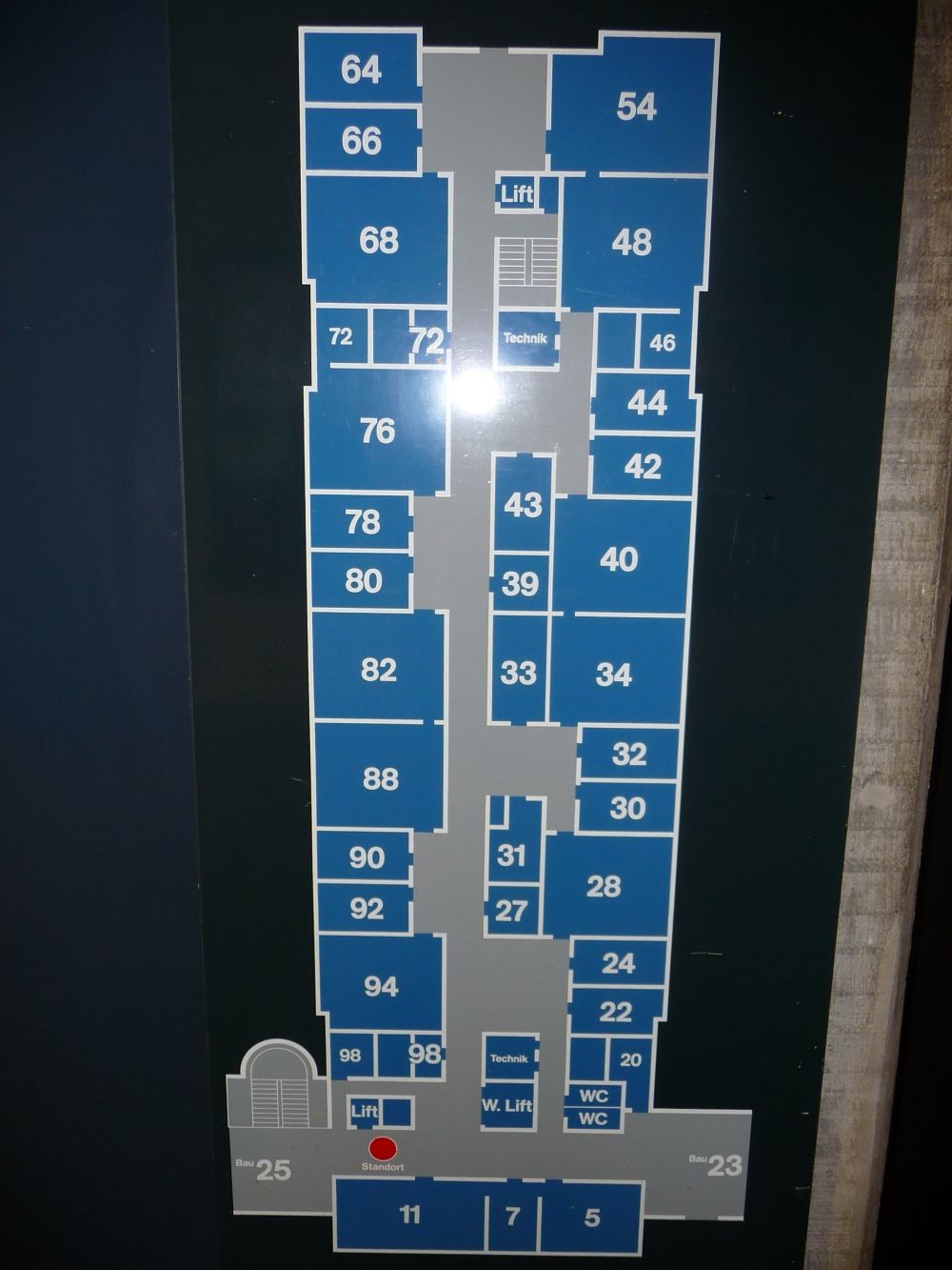 Y44, Stockwerk H: Stockwerkplan (H).