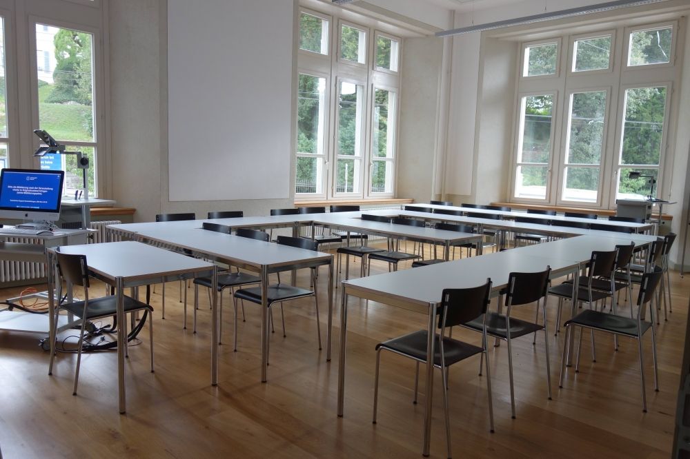 Seminarraum RAA-E-21: Gesamtansicht.