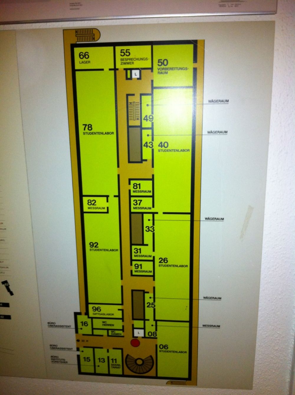 Y11, Stockwerk H: Stockwerkplan (H).