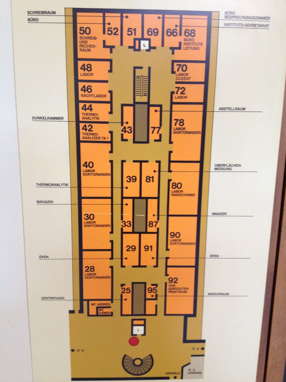 Y34, Stockwerk G: Stockwerkplan G.